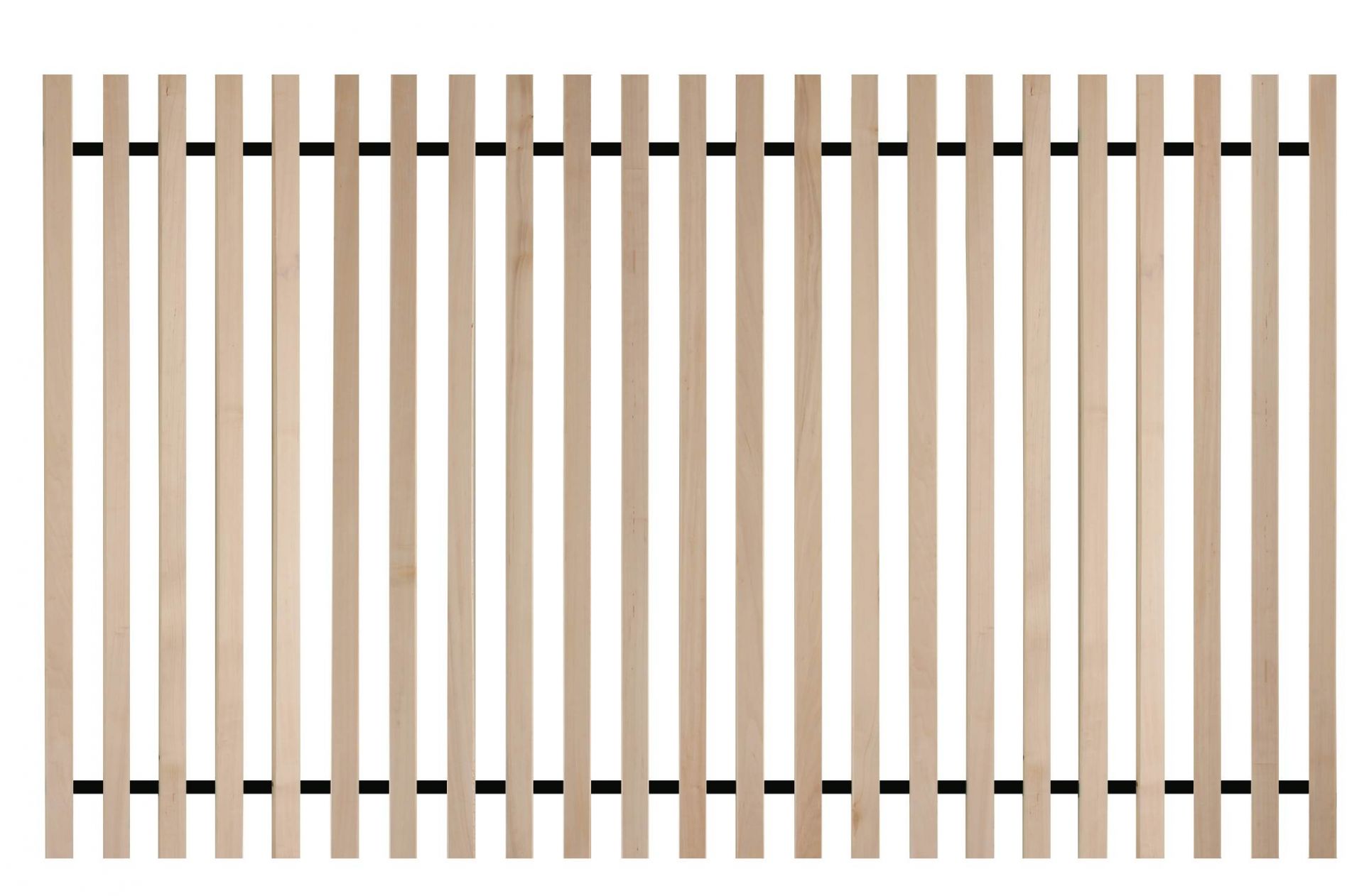 Roll-Lattenrost aus Massivholz von Moormann, Ansicht von oben, für optimalen Schlafkomfort.